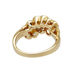 Vintage Van Cleef & Arpels 18k Yellow Gold Diamond Ring // Ring Size: 5.25