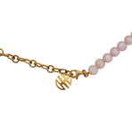 Vintage MIMI 18k Yellow Gold Pearl Necklace // Chain: 16"
