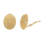 Vintage Tiffany & Co. 18k Yellow Gold Diamond Earrings