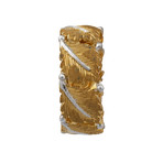 Vintage Mario Buccellati 18k Yellow Gold + 18k White Gold Leaf Ring // Ring Size: 6