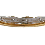 Vintage Mario Buccellati 18k Yellow Gold + 18k White Gold Diamond Ring // Ring Size: 6.25 // 0.17 ct.