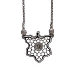 Vintage Mario Buccellati 18k White Gold Diamond Necklace // Chain: 16"