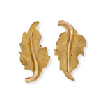 Vintage Mario Buccellati 18k Yellow Gold Earrings // 15406