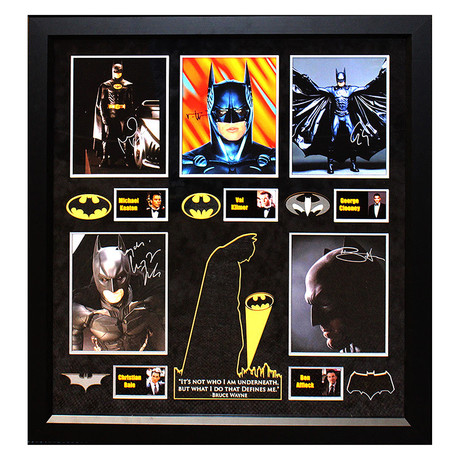 Signed + Framed Collage // Batman