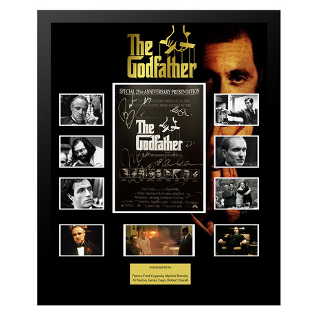 Signed + Framed Collage // The Godfather