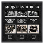 Signed + Framed Collage // Monsters Of Rock