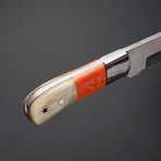 D2 // Sheep Horn + Orange Corelon Hunting Knife