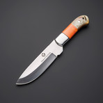 D2 // Sheep Horn + Orange Corelon Hunting Knife