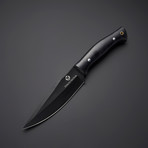 D2 // Large Black Powder Coat Skinning Knife