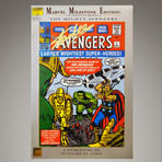 Avengers #1 Milestone Edition // Stan Lee Signed Comic // Custom Frame (Signed Comic Book Only)