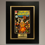 Infinity Gauntlet #1 1991 // Stan Lee Signed Comic // Custom Frame (Signed Comic Book Only)