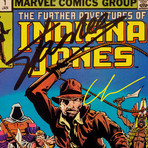 Indiana Jones - The Further Adventures of Indiana Jones #1 1982 // Harrison Ford + George Lucas + Stan Lee Signed Comic // Custom Frame (Signed Comic Book Only)
