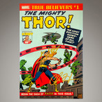 Thor - True Believers The Mighty Thor #1 // Stan Lee + Chris Hemsworth Signed Comic // Custom Frame (Signed Comic Book Only)
