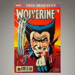 Wolverine #1 True Believers // Hugh Jackman + Stan Lee Signed Comic // Custom Frame (Signed Comic Book Only)