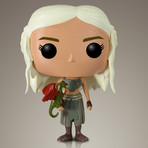 Game of Thrones Drogo + Daenerys // Jason Momoa + Emilia Clarke Signed // Set of 2 Pops