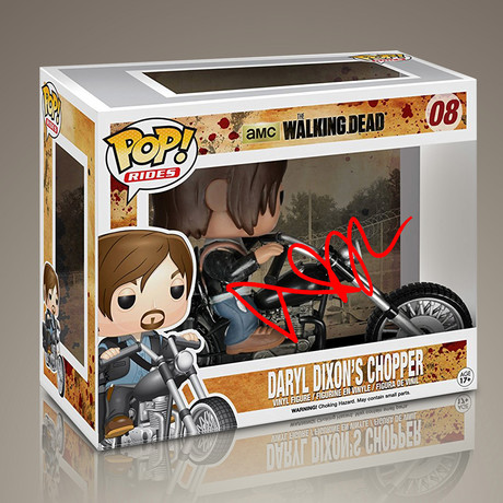Walking Dead Daryl + Motorcycle // Norman Reedus Signed Pop Rides