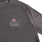 Core Logo V Neck T-Shirt // Anthracite (M)