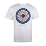 Paisley Target T-Shirt // White (S)