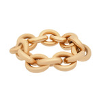 Bucherer 18k Rose Gold Round Link Bracelet