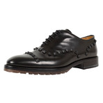Valentino // Rockstud Lace Up Wholecut Leather Dress Shoes // Black (US: 10)