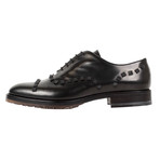 Valentino // Rockstud Lace Up Wholecut Leather Dress Shoes // Black (US: 9)