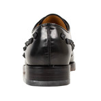 Valentino // Rockstud Lace Up Wholecut Leather Dress Shoes // Black (US: 9)