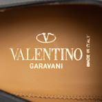 Valentino // Double Monkstrap Leather Dress Shoes + Dust Bag // Black (US: 10)