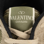 Valentino // Rockstud Suede Sneakers // Multi-Color (US: 11)