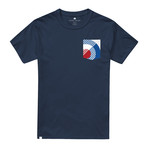 Bauhaus Pocket T-Shirt // Navy (XL)