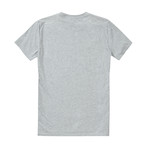 Union Flag T-Shirt // Grey Marl (XL)