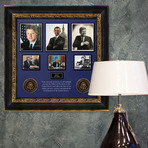 Signed + Framed Collage // Presidential Collage