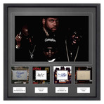 Signed + Framed Signature Collage // Gangster Rappers