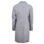 Belvest // Check Alpaca Blend Coat // Gray (Euro: 50)