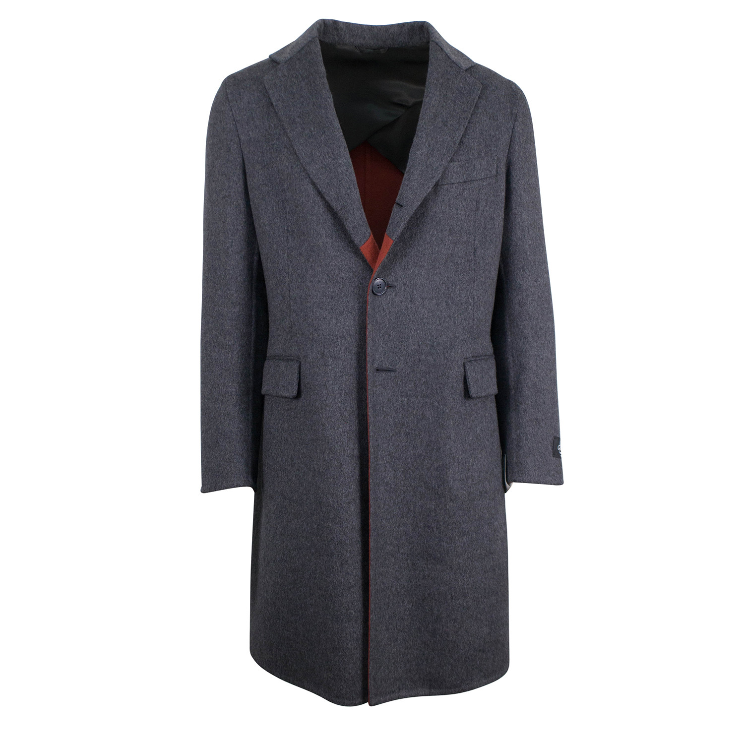 Belvest // Wool Full Length Coat // Gray (Euro: 48) - Designer Coats ...