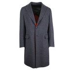 Belvest // Wool Full Length Coat // Gray (Euro: 48)