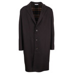 Belvest // Wool Blend Full Length Coat // Brown (Euro: 48)