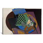 Damier et Cartes a Jouer (Checkerboard + Playing Cards) (18"W x 26"H x 0.75"D)