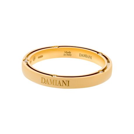 Damiani 18k Yellow Gold Diamond Ring I (Ring Size: 7)
