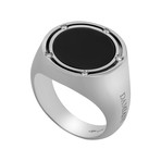 Damiani 18k White Gold Diamond Ring IV // Ring Size: 7