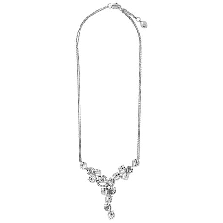 Damiani 18k White Gold Diamond Necklace // Chain Length: 17"