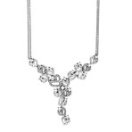 Damiani 18k White Gold Diamond Necklace // Chain Length: 17"