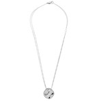 Damiani 18k White Gold Diamond Necklace // Chain Length: 20"