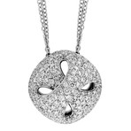 Damiani 18k White Gold Diamond Necklace // Chain Length: 20"