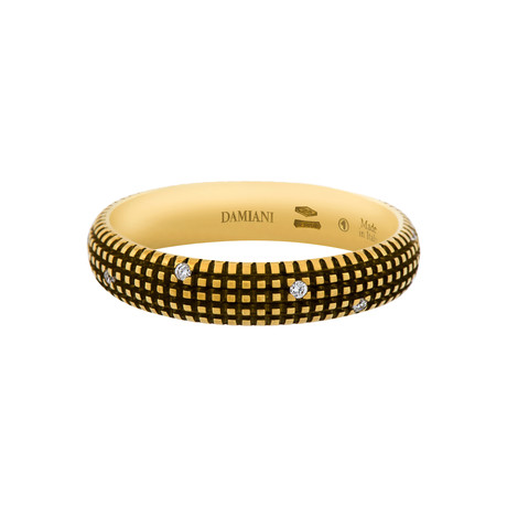 Damiani 18k Yellow Gold Diamond Ring (Ring Size: 7)