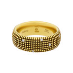 Damiani 18k Yellow Gold Diamond Ring // Ring Size: 7