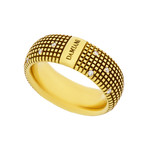 Damiani 18k Yellow Gold Diamond Ring // Ring Size: 7