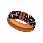 Damiani 18k Black Gold Diamond Ring // Ring Size: 8