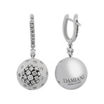Damiani 18k White Gold Diamond Earrings III