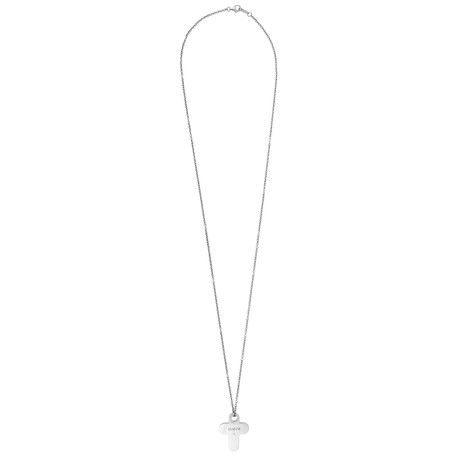 Damiani Sterling Silver Diamond Necklace II // Chain: 32"
