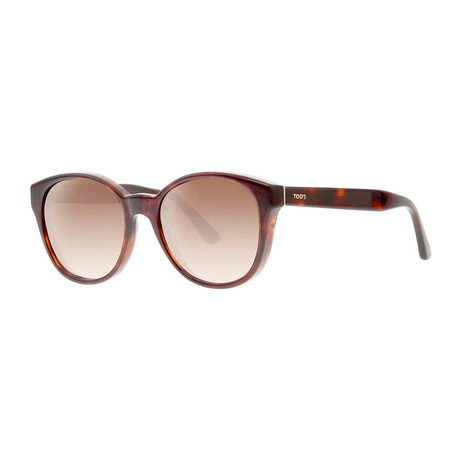 Tod's // Women's Wayfarer Sunglasses // Tortoise + Brown Gradient